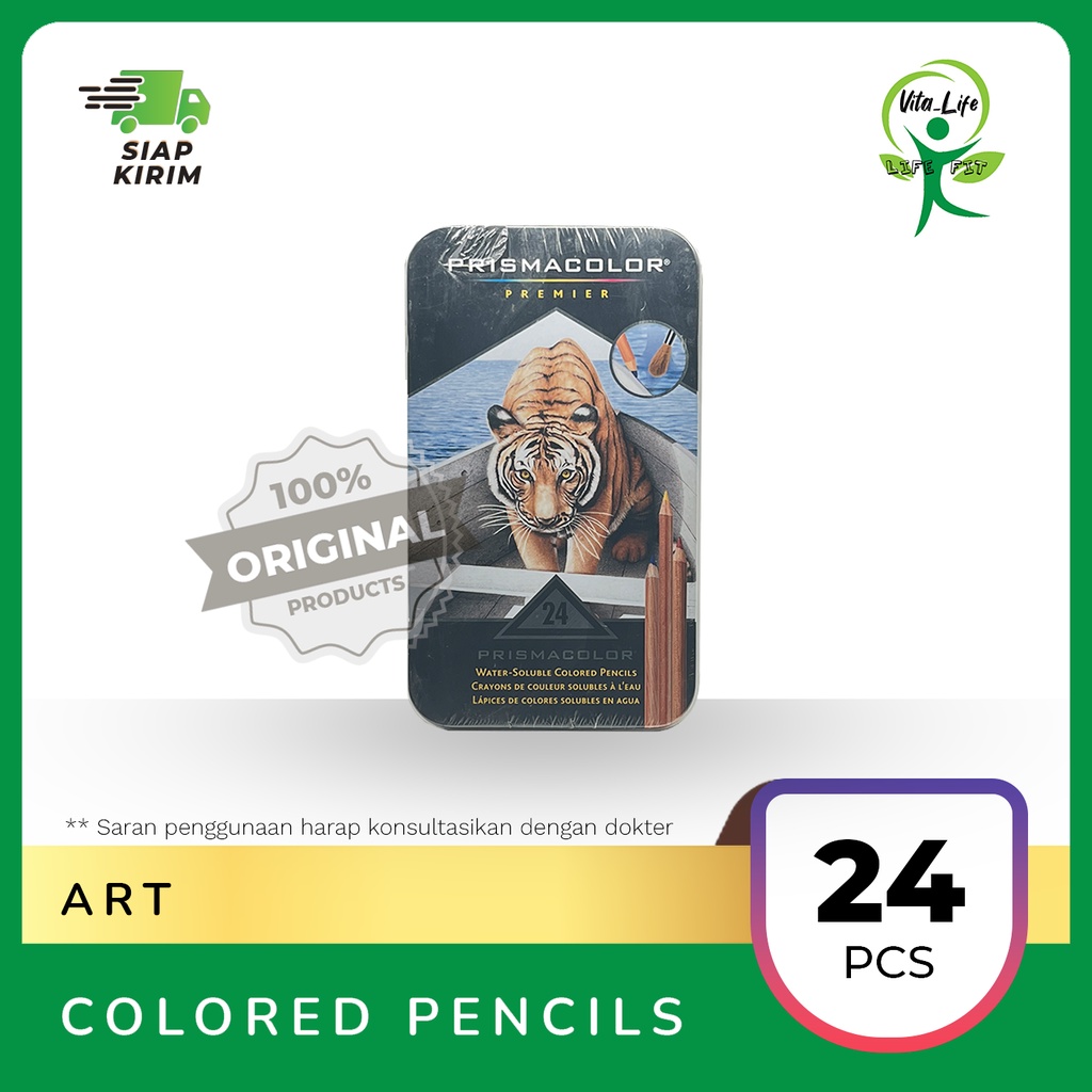 

PRISMACOLOR PREMIER WATERCOLOR COLORED PENCIL SET 24 CT