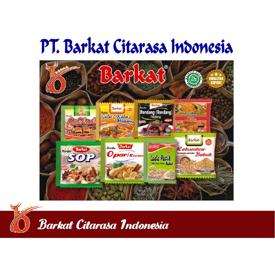

BUMBU REMPAH ASLI PADANG BARKAT 250 GR