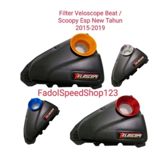 Cover Filter Veloscope Beat ESP New Tutup Filter Udara Veloscope Beat ESP New