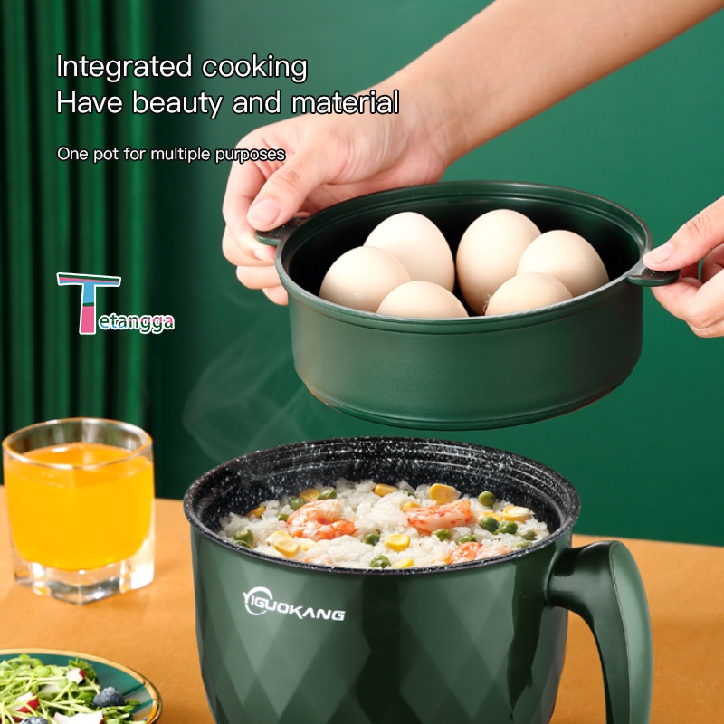 PANCI LISTRIK ELEKTRIK/MULTIFUNGSI KUKUSAN STREAMER / STAINLESS LAPIS KERAMIK POT/1.8L