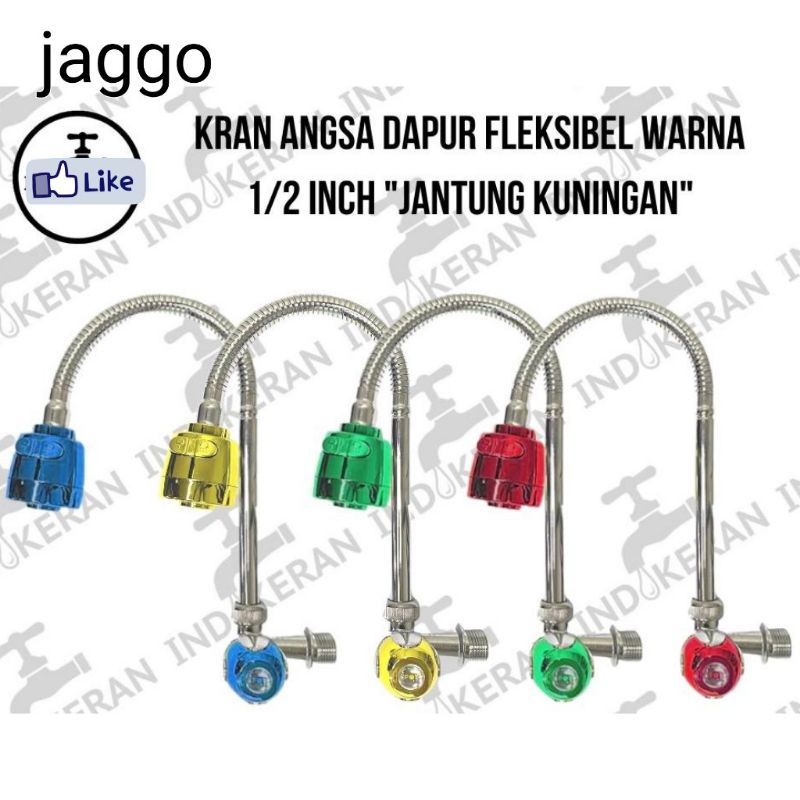 KRAN ANGSA FLEKSIBEL ON/OFF WARNA