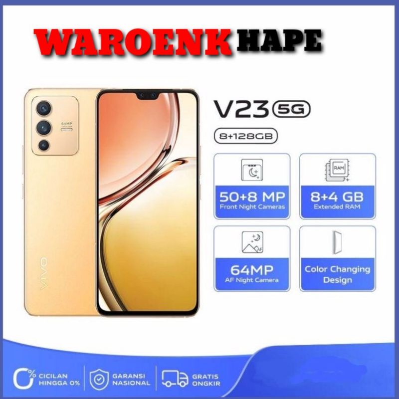 NEW VIVO V23 5G 8/128GB GARANSI RESMI