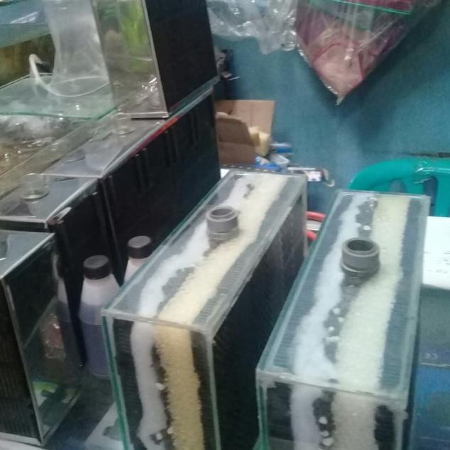 filter aquarium tanpa kuras ukuran besar tanpa pompa
