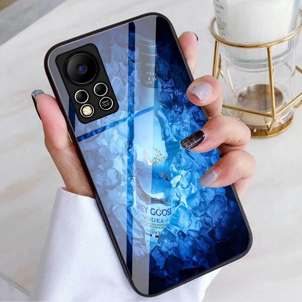 (GC 13) Softcase Kaca Infinix Hot 11S NFC - Kesing Kaca Infinix Hot 11s NFC - Case Cantik Infinix Ho