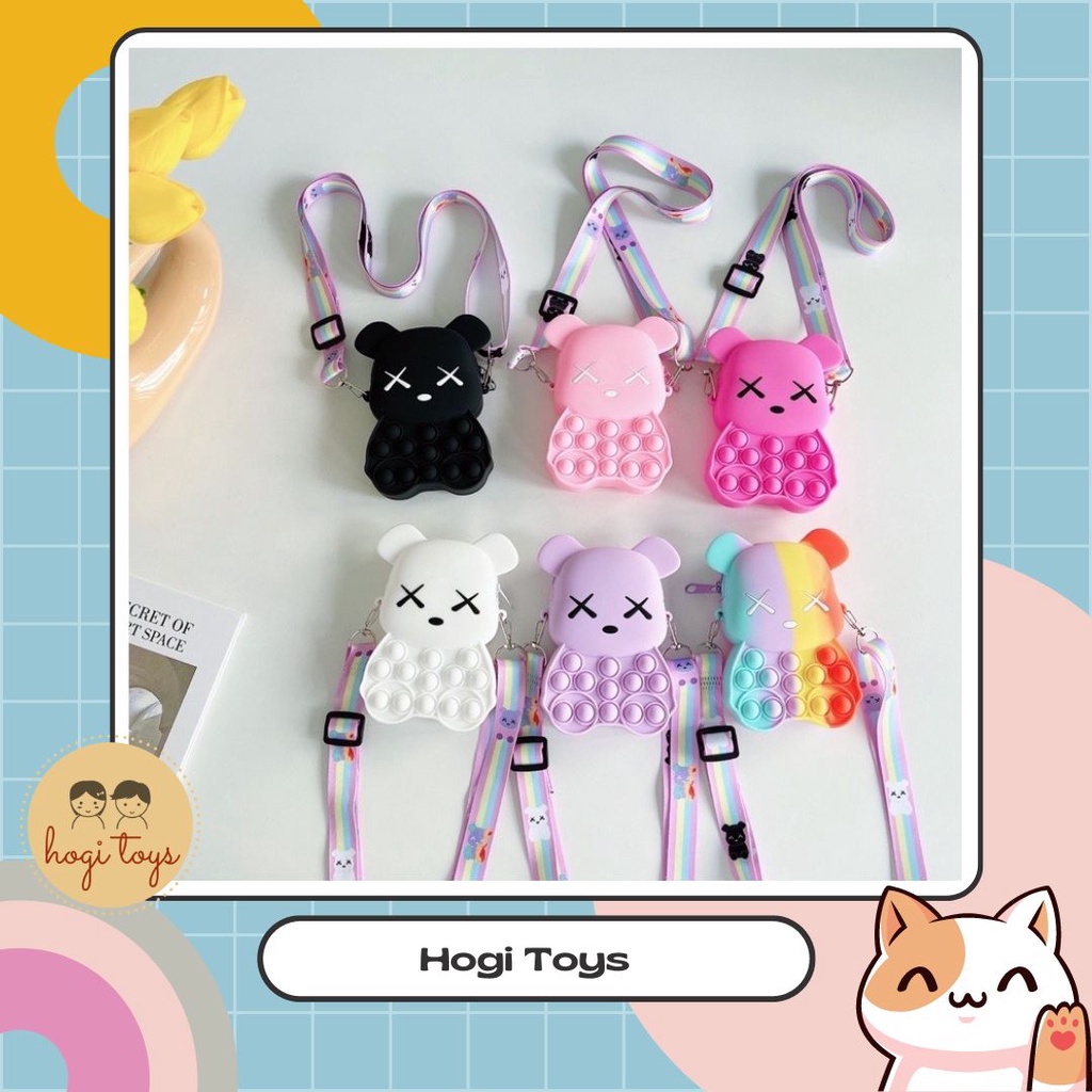 Tas Pop It Anak Selempang Viral KAWS