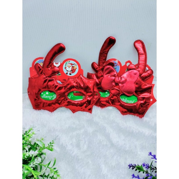 KACAMATA NATAL MOTIF TOPI SANTA HARGA/PCS
