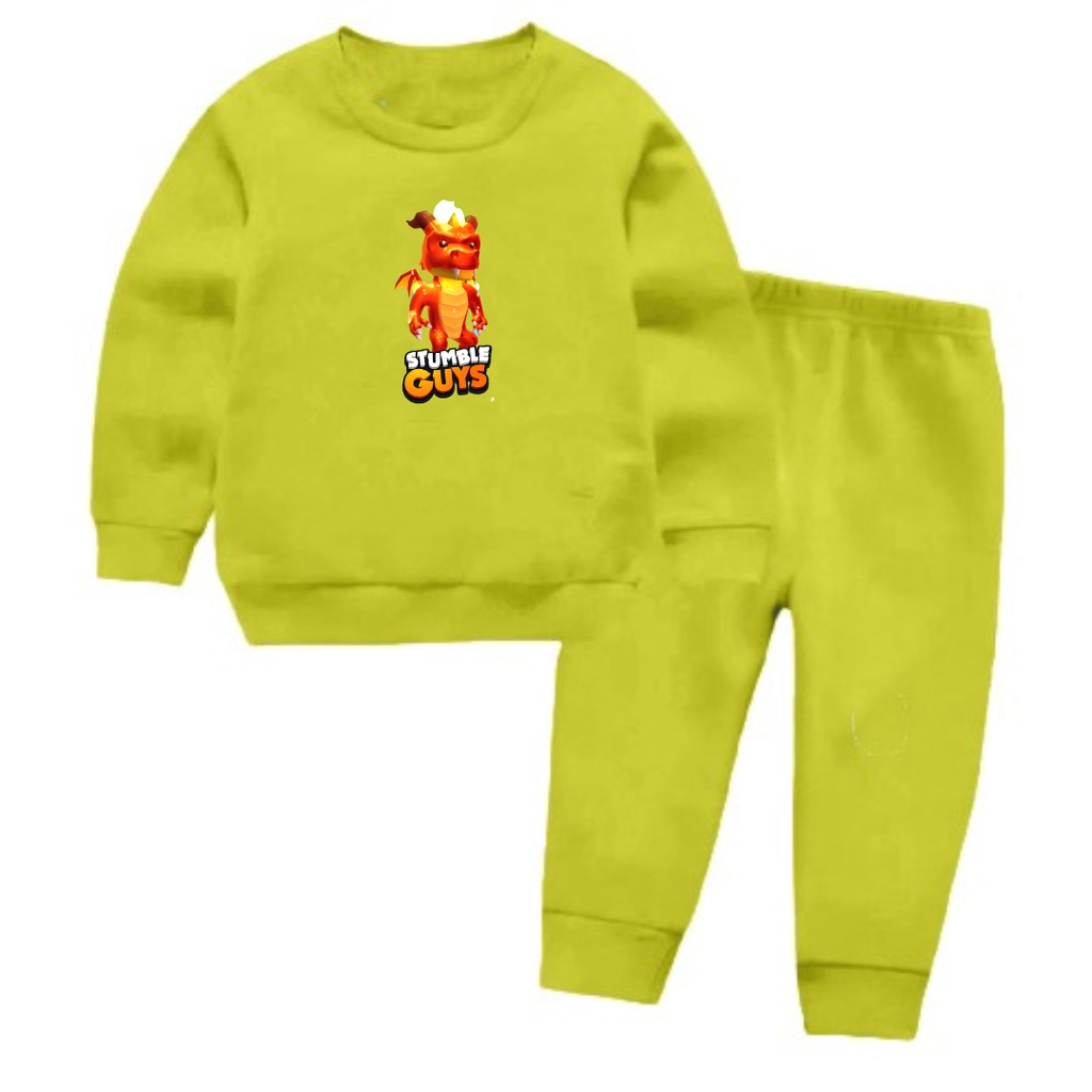 Setelan Sweater Anak Stumble Dragon Basic Oblong/Set Sweater Anak