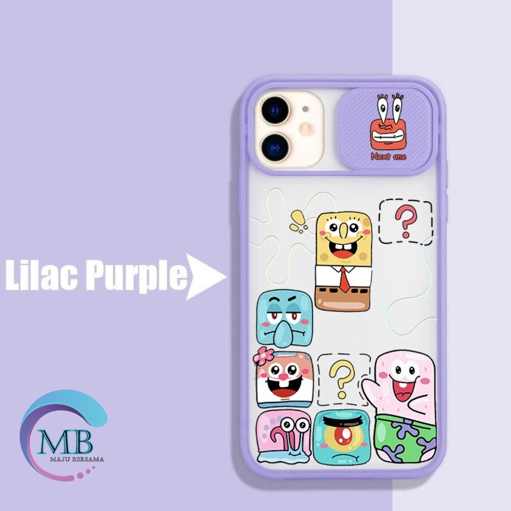 SS120 SOFTCASE SLIDE SPONGEBOB OPPO RENO 2F 4 5 6 4F F17 PRO 4 LITE A93 5F F19 PRO A74 A95 A74 F5 F7 A83 A71 F11 PRO MB4031