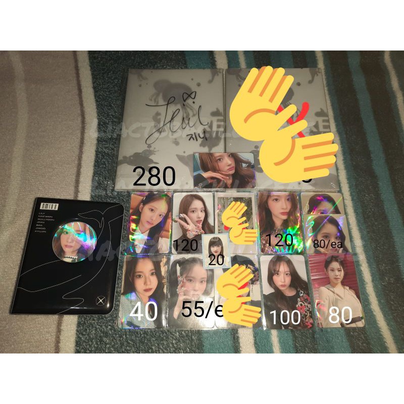 PHOTOCARD SIGNED ALBUM ADMARE JINNI SULLYOON HAEWON KYUJIN LILY ID HELLO82 KOLBUK SOUNDWAVE INTERPAR