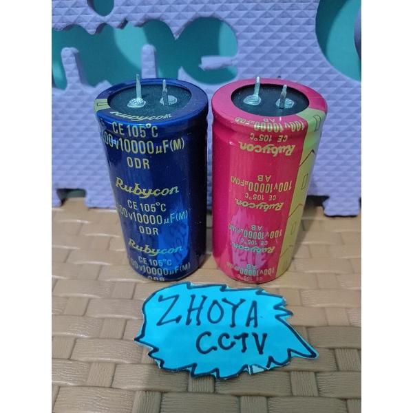 elco 10000uf 100v rubycon ori 2/Elco 10000 uf 100v