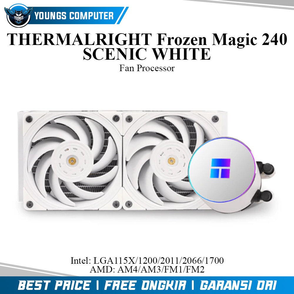 CPU COOLER THERMALRIGHT Frozen Magic 240 SCENIC WHITE AIO Water Cooling