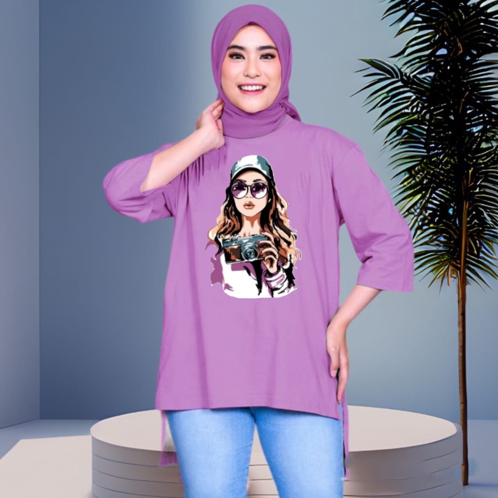 Charyatink - Atasan Viral Tunik Wanita BAHAN BEBYTERRY L XL XXL