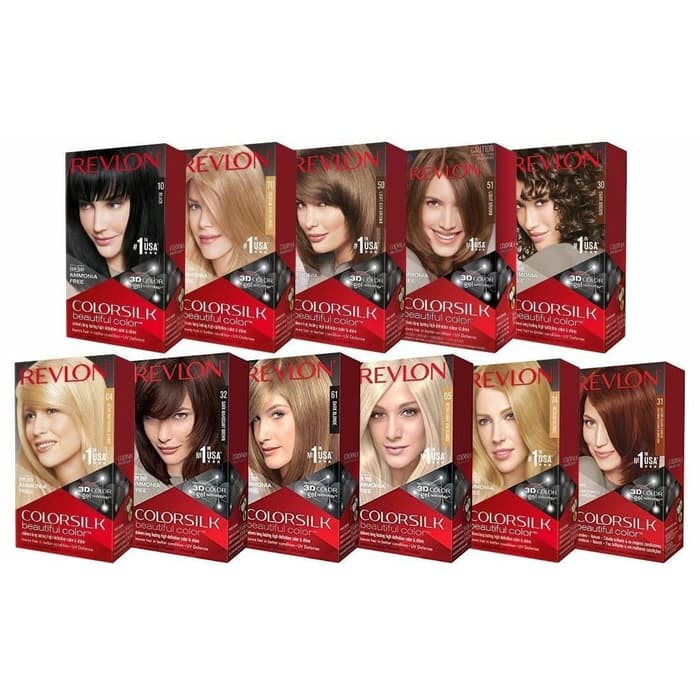 REVLON COLORSILK HAIR COLOR / CAT RAMBUT REVLON / PEWARNA RAMBUT / SEMIR RAMBUT