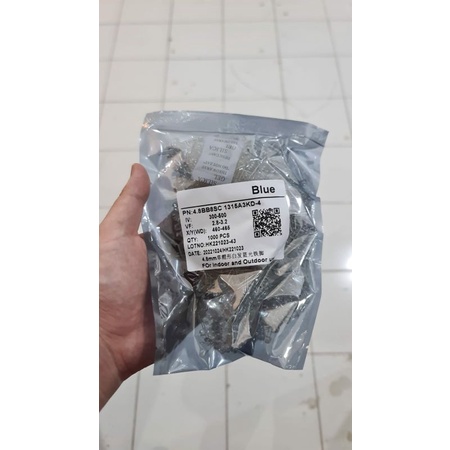 Led Biru 5mm Led strawhat model topi cahaya terang jual per/1000pcs