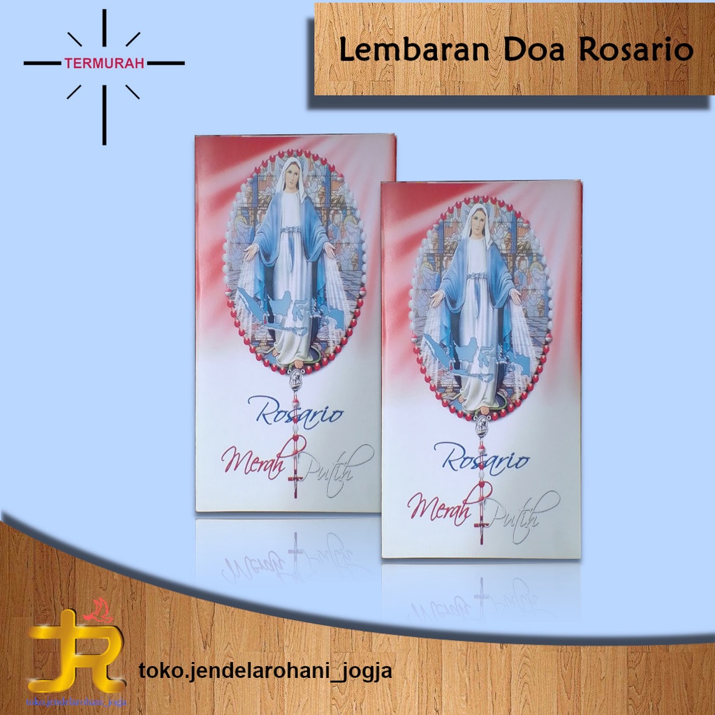 Lembaran Doa Rosario MERAH PUTIH/Doa dan Devosi Rosario/Panduan Rosario Merah Putih