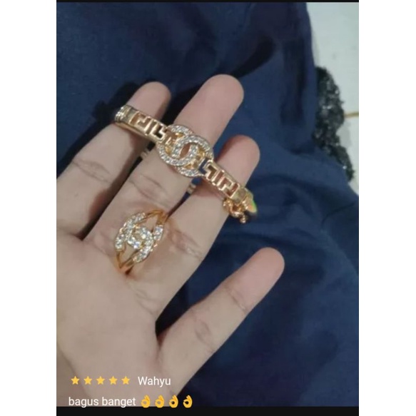 Gelang Tangan Dewasa Cenel Gratis Cincin cenel Berlapis Emas 24k Awet Tahunan Anti Karat xuping#perhiasanwanita#kalung#cincin#anting#gelang#liontin#xuping#titanium#perak#