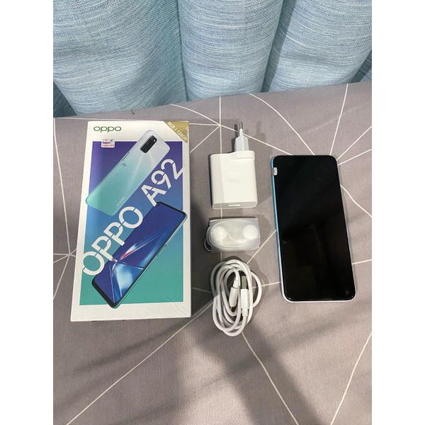OPPO A92 RAM 8/128GB EX RESMI OPPO INDONESIA DUAL SIM SECOND FULLSET NO MINUS