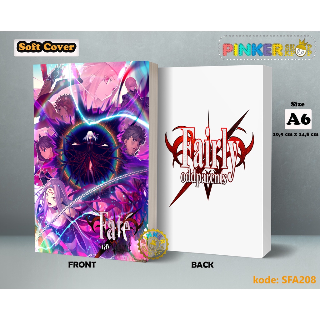 

(SFA208) Pocket Note Anime Fate StayNight Heaven's Feel Softcover