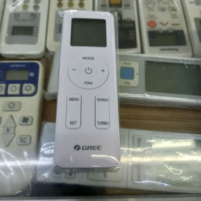 Remote AC GREE Original Asli . Remote GREE Air Conditioner .