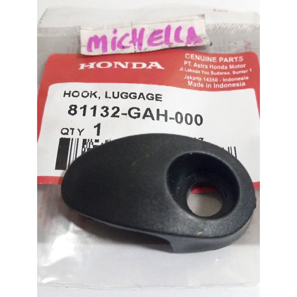 gantungan barang cantolan barang Honda,beat fi,Scoopy ,Vario ,spacy all matic originil