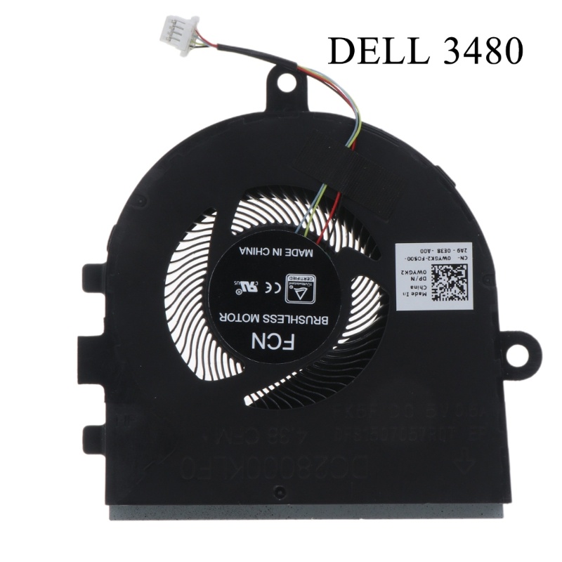 Btsg GPU Radiator Replacement Cooling Fan Untuk Inspiron3480 3481 5493 Lintang 3490laptop Heat Sink Fans Radiators