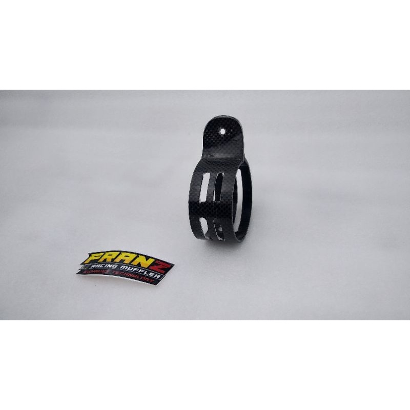 clem pengait silencer knalpot ninja 2 tak carbon