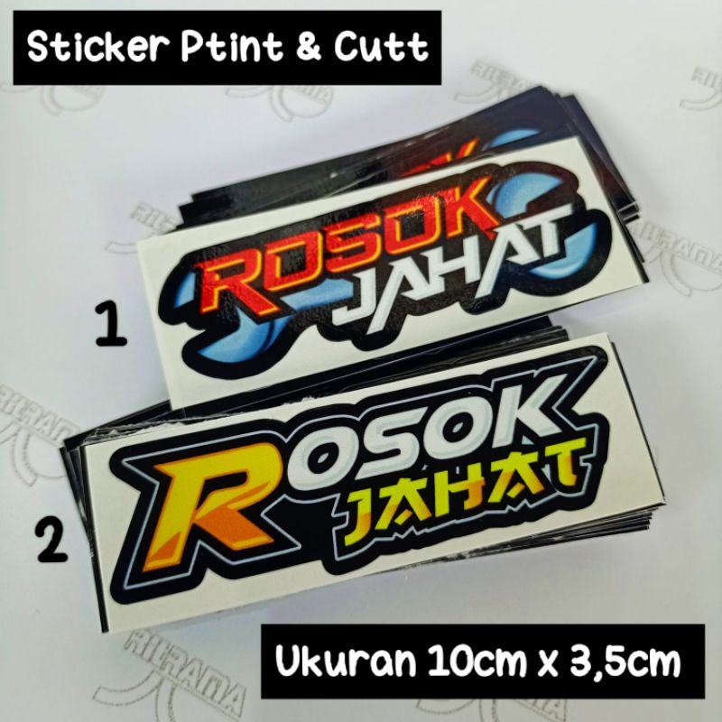 sticker printing ROSOK JAHAT