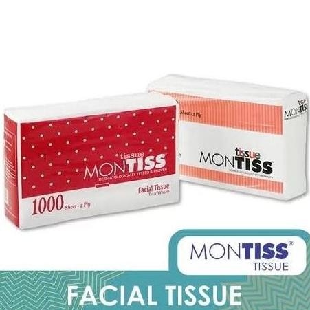 Facial Tissue *  Tissue Montiss * Tisu Wajah Montiss * Tisu 2 Ply