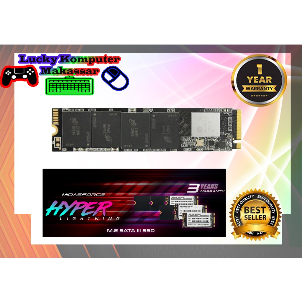 SSD m.2 NVMe 256GB Midasforce Max Lightning
