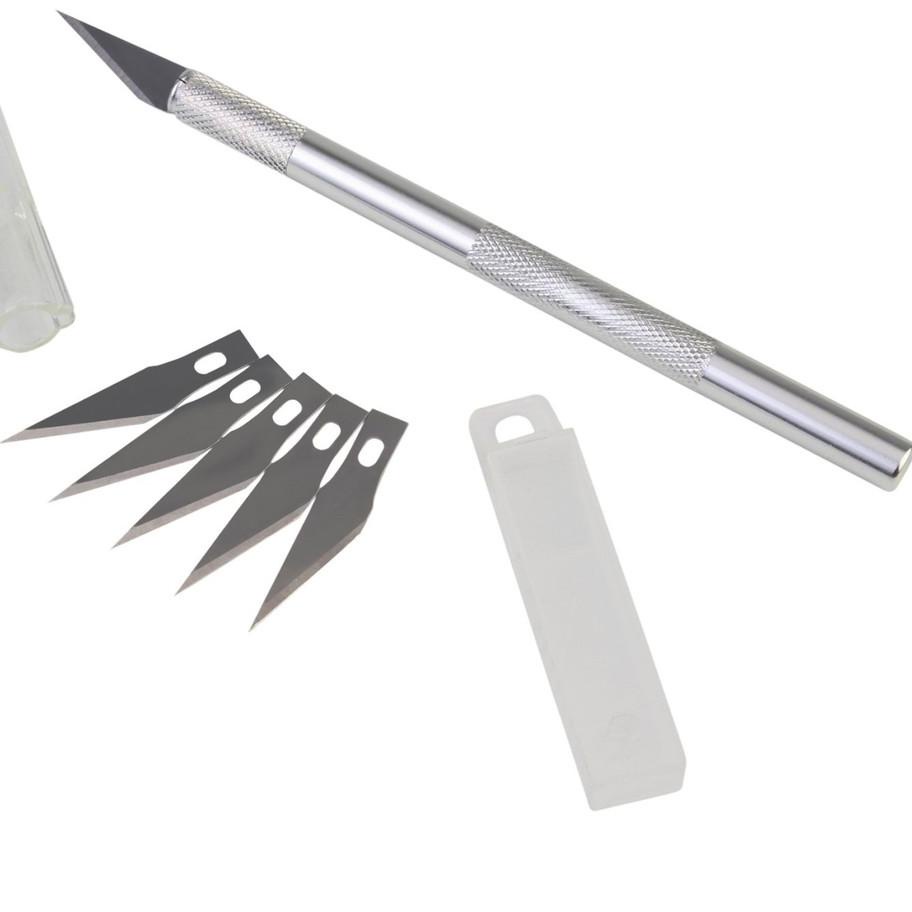 

₦ Detail Knife / Art Knife Set + 5 Blades ぽ