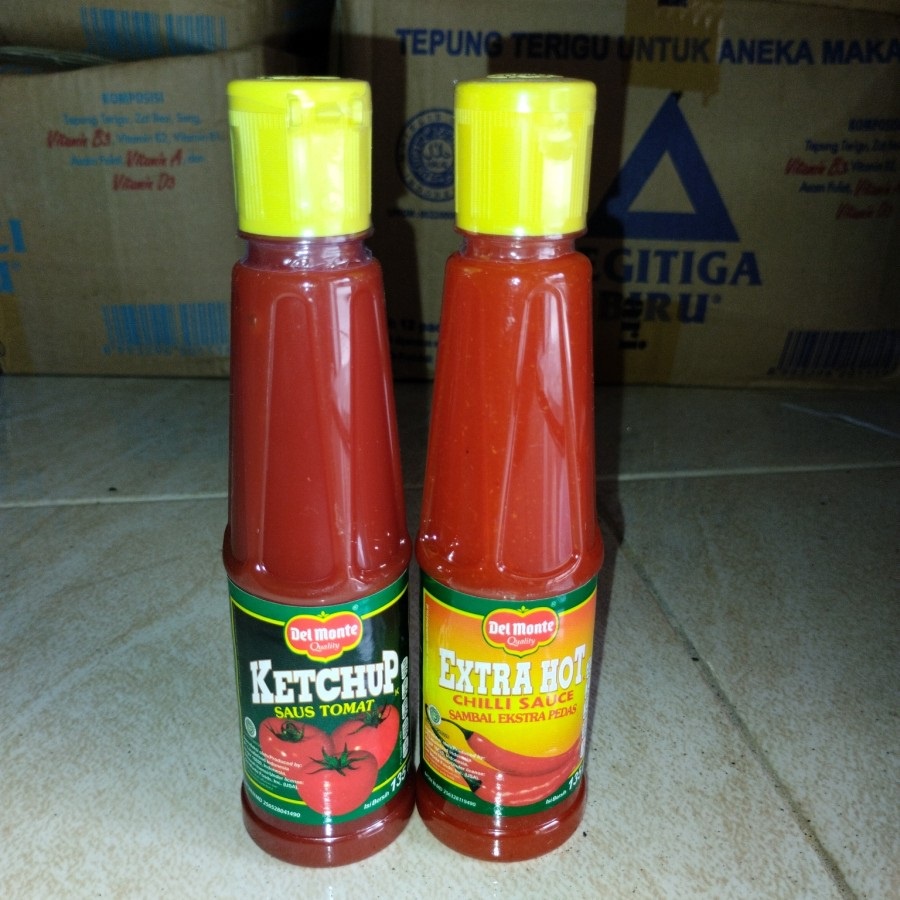 

Delmonte Tomat / Extra Hot botol plastik - 135 ml