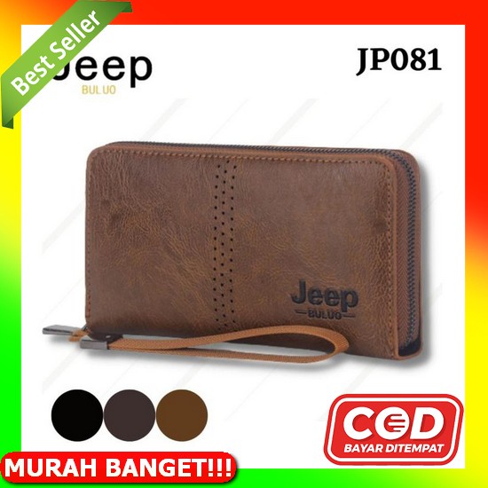 Tas Tangan Clutch Pouch Handbag Pria Dan Wanita Bahan Kulit Asli ,Crazy Jp081 - Dompet Pesta Clutch 
