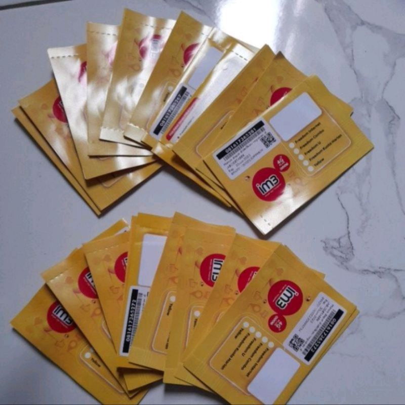 Perdana Indosat ISAT siap pakai sudah regis ex WA