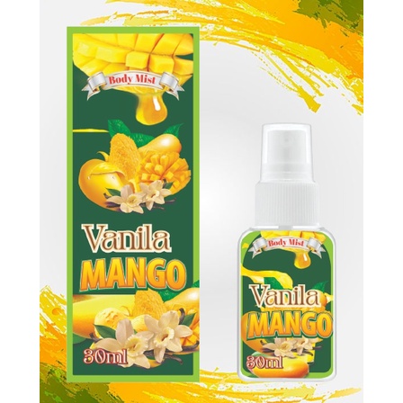 GEN - Parfum Body Mist Vanila Mango 30ml Premium / Body Mist Vanila Mango 30ml / Parfum Vanila Mango 30ml Best Seller