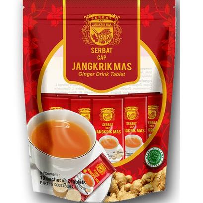 

☂ Serbat jangkrik mas wedang jahe herbal ginger 10x2 tablet ⇶