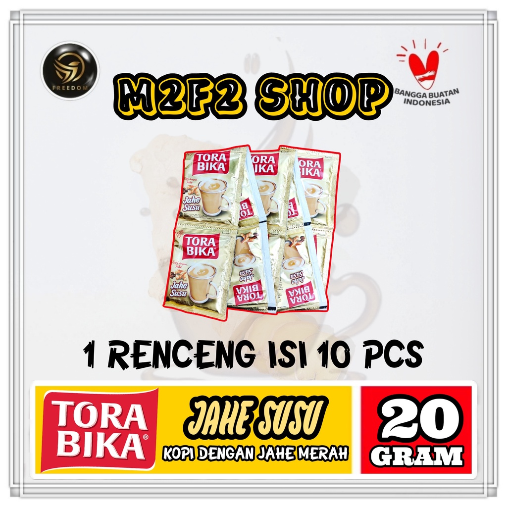 

Kopi Torabika Jahe Susu Tanpa Ampas Sachet - 20 gr (Kemasan Renceng)