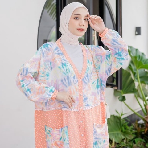 Eleanorre Gantari Kaftan Atasan Muslim Wanita