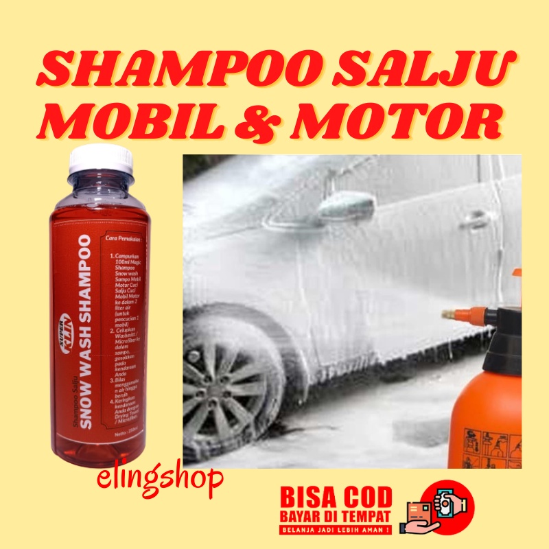 Shampoo Shampo Cuci Mobil Motor Salju