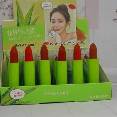 [1 BOX 24Pcs] SUPER LIP Lipstik AVOCADO MATTE HASAYA GIRL