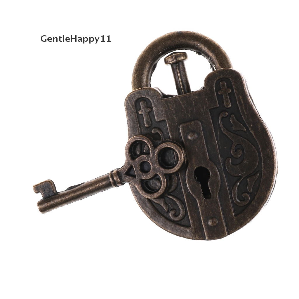 Gentlehappy Vintage Metal Cast God Lock Key Puzzle Mainan IQ &amp; EQ Mind Asah Otak Anak Hadiah id