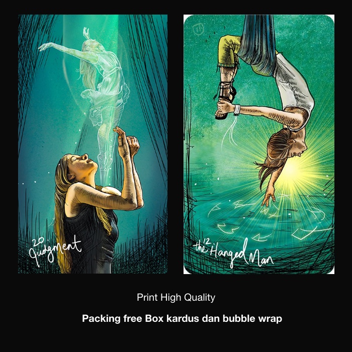 [COD] Kartu Tarot Light Seer's 78 Cards Deck | English Guide Book