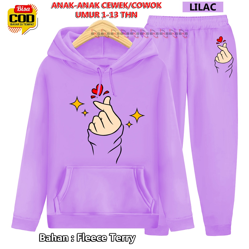 Setelan Anak SARANGHAEYO sweater Hoodie Suiter Topi TM 00098 Setelan Olahraga Anak Cowo Cewe Setelan olahraga Training Sportswear Children Paling Tren &amp; Laris Terbaru