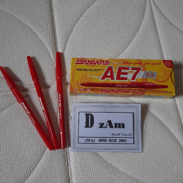 

BOLPOINT STANDARD MERAH | ALAT TULIS MURAH | GROSIR ALAT TULIS | BISA COD | ATK | DZAMSTORE