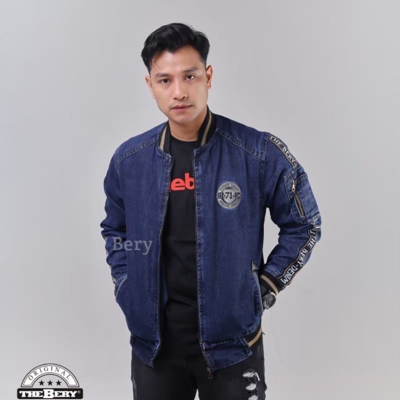 Jaket Jeans Jaket Jeans Denim Jaket Jeans The Berry Taping 71 Biowash