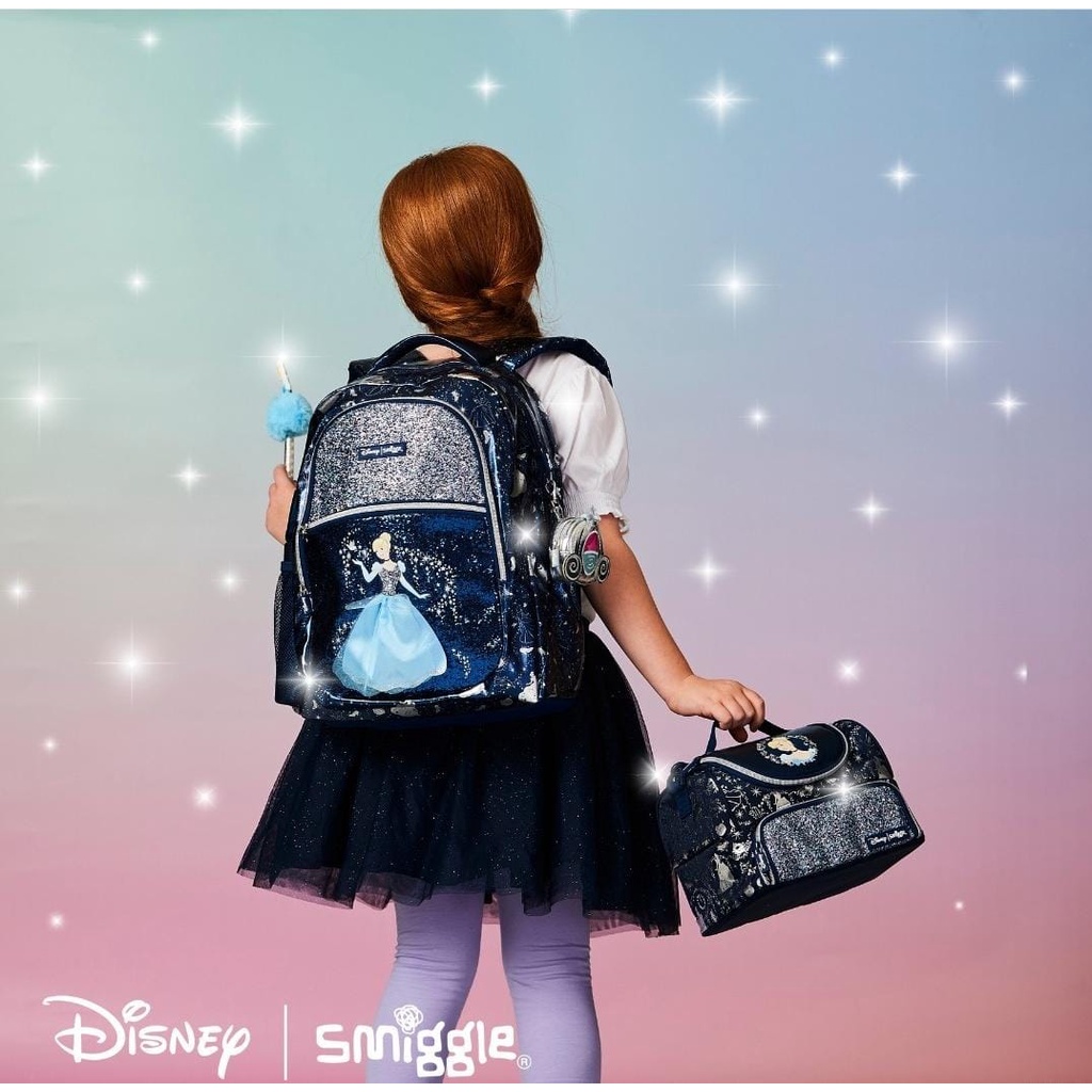 Smiggle Disney Backpack Lunchbox Cinderella