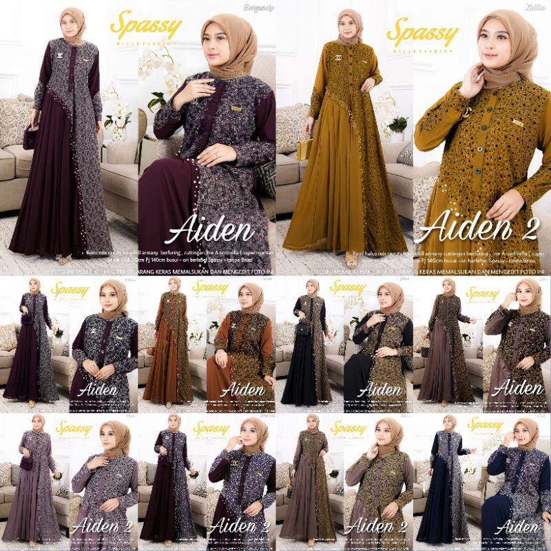 [Ready stok] Noella Aiden  maxy set ori Spassy