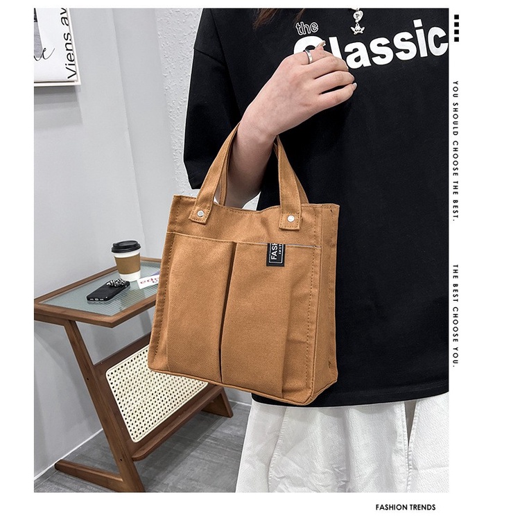 PF- Kano Simple Lunch Bag / tas bekal - Brown