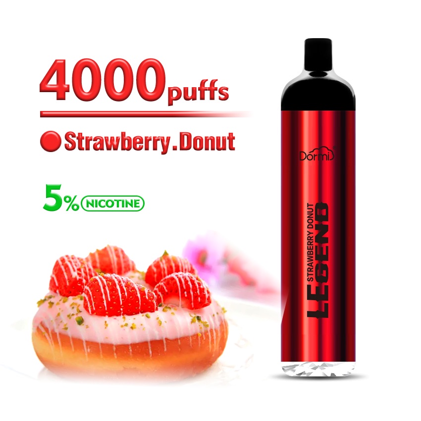 [DORMI Pro] 4000Puffs Vapoor sekali pakai(Disposable Pod) Strawberry Donut flavour