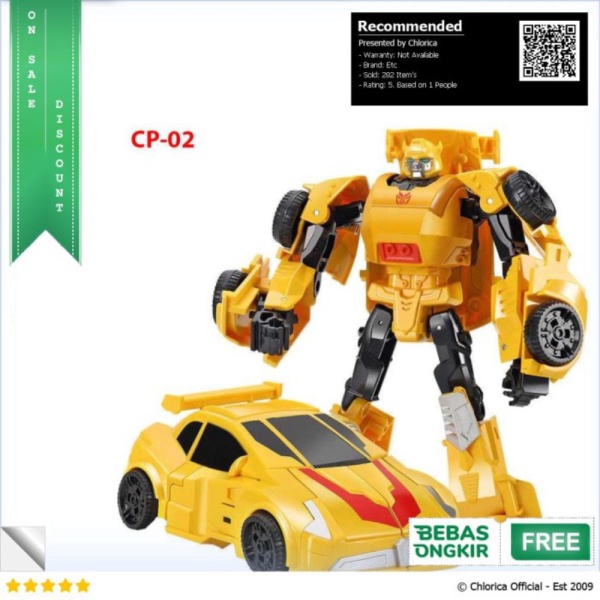 

Unik YOU HU Mainan Mobil Action Figure Transformer - CP-01-02 - Kuning Etc Murah