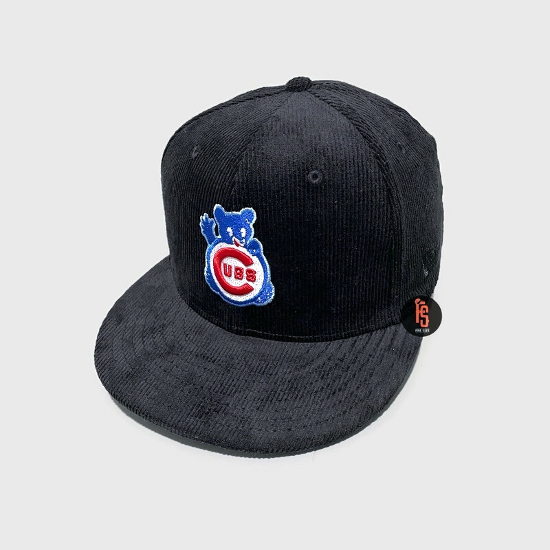 TOPI NEW ERA ORIGINAL 5950 COR ASG 1990 CHICAGO CUBS BLACK UV SKYBLUE